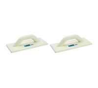 OX Plastering Hawk - Pro Heavy Duty Plastering Hawk - Industrial Grade Plaster Hawk Tool for Cement, Mortar, Drywall - Beige - 330 x 150 mm (Pack of 2)