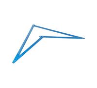 OX Pro 1200mm Aluminium Folding Square, Carpenters Measuring Framing Square wih a Carry Case