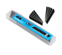 OX Pro 18mm Snap-Off Utility Knife Replacement Blades - 10 Pack in Blade Dispenser, Premium Grade Tempered SK5 Steel, Fits All OX Snap Off Knives & Any Standard Knives, OX-P220510
