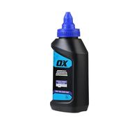 OX Pro 226g/8oz Standard Blue Marking Chalk - Permanence 1, Ideal for Temporary Marking on Multiple Surfaces, General Construction Chalk Line Refills for Chalk Reels