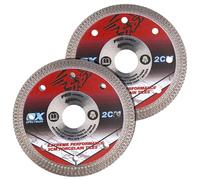 OX Pro 2CM Porcelain Cutting Diamond Disc 115mm Twinpack for Angle Grinder