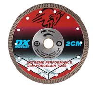 OX Pro 2CM Porcelain Cutting Diamond Disc 180mm for Angle Grinder