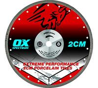 OX Pro 2CM Porcelain Cutting Diamond Disc 350mm for Angle Grinder