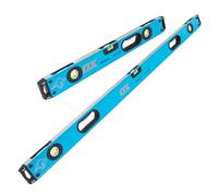 OX Pro 2pc Spirit Level Set | 600mm & 1200mm | Precision Aluminium