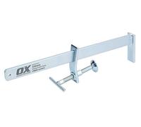 OX Pro 330mm Sliding Brick Profile Clamp | Solid Steel Make & Zinc Plated, 'T' Bolt Thumb Screw, Thread length 80mm