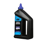 OX Pro 40oz/1.1kg Standard Blue Marking Chalk - Permanence 1, Precise & Reliable Markings Ideal for Varied Surfaces, General Construction Chalk Line Refill Powder for Chalk Reels