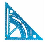 OX Tools Pro Adjustable Aluminium Roofing Rafter Square, Metric - 180mm