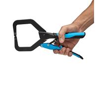 OX Pro Auto Adjust C Clamp - 11"/ 280mm, Heavy Duty Steel, Patented Locking Mechanism, TPR Comfort Grip Handle, Perfect for Welding, Wood & Metal Working, OX-P204702