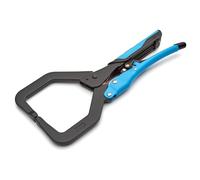 OX Pro Auto Adjust C Clamp - 11"/ 280mm, Heavy Duty Steel, Patented Locking Mechanism, TPR Comfort Grip Handle, Perfect for Welding, Wood & Metal Working, OX-P204702