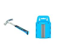 OX Pro Claw Hammer - 20 oz & OX Pro 100 Pack Heavy Duty Knife Blades & Dispenser