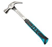 Claw Hammer Steel Solid Fibreglass Straight Handle Shaft Rubber Forged