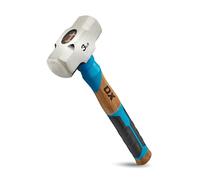 OX Pro Club Hammer 1.3kg, Straight Hickory Handle with TPR Grip, Solid Forged Steel Head, Unique Assembly Technique, Reduced Vibration, Mini Sledge Heavy Duty Demolition Tool, OX-P089403