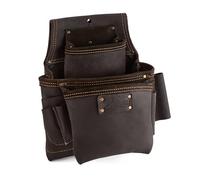 OX Pro Fastener Bag, Oil-Tanned Leather, 3 Pouch
