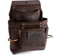 Ox Pro Full Grain Leather Tool Pouches - Made with Double Stitching and Rivet Reinforced Pockets