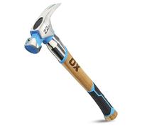 OX Pro Milled Face Framing Hammer 22oz, Anti-Vibe, Steel-Reinforced Handle