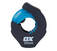 OX Pro Ratchet Copper Pipe Cutter - 22mm, Professional Plumbing Tool | Heavy-Duty Copper Tube Cutting, Smooth Ratchet Action for Confined Spaces, Ergonomic Ribbed Grip for Enhanced Grip