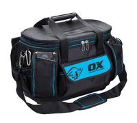 OX Pro Round Top Tool Storage Bag, Padded Carry Strap, Waterproof Hard Base