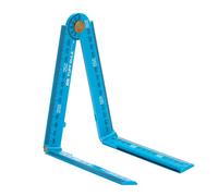 OX Pro Tuff Folding Rule Cyan, Carpenters Measuring Angle Finder ABS Plastic Ruler 600mm