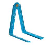 OX Pro Tuff Folding Rule Cyan, Carpenters Measuring Angle Finder ABS Plastic Ruler 600mm