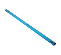 OX Pro Tuff Spirit Level 1800mm, Heavy Duty Aluminium with Shock-Resistant Rubber End Caps, 3 Ultra Precision Vials, Easy-Clean, Clog-Free Design, OX-P503418