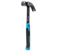 OX Pro Ultrastrike Claw Hammer 16oz, Magnetic Nail Starter | Mark-Free, Balanced, Powerful Strikes for Bricklaying & Nail Pulling - Steel Shaft, Vibration Dampening, Non-Slip Grip