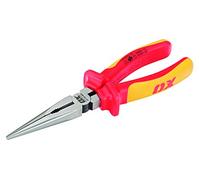 OX Pro VDE Long Nose Pliers - 200mm (8")