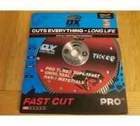 Ox Tools TX10R-230/22 Spectrum Superior Turbo Dia Blade - Multi-Steel - 230/22.23Mm EA