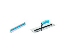 OX Speedskim Stainless Flex Finishing Rule - SF 900mm & OX Pro UltraFlex Finishing Trowel 14in / 355 x 110 mm