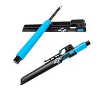 OX Tools 2 Carpenter Pencils Set Pro Tuff Carbon Marking Pencil Mechanical Construction Pencil With 4 Leads & Holder & Sharpener Belt Clip
