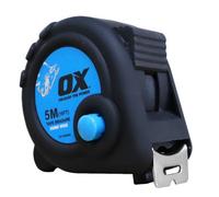 Ox Tools 5M/16Ft Tape Measure - Metric/imperial 25mm Wide Blade