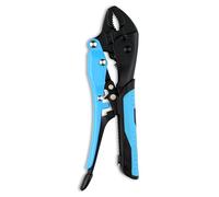OX Tools Auto Adjust Locking Pliers 6-Inch - Curve Jaw, Soft Grip Handle, Quick Release, Heavy-Duty Adjustable Clamp for Pipe & Metal