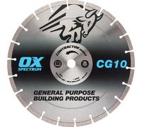 Ox Tools CG10-230/22 Contractor Diamond Blade 10Mm - General Purpose - 230/22.23Mm Each