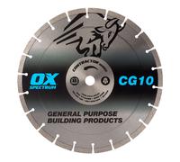 Ox Tools CG10-300/20 Contractor Diamond Blade 10Mm - General Purpose - 300/20Mm Each