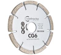 Ox Tools CG6-115/22 Contractor Diamond Blade - Mortar Raking - 115/22.23Mm EA