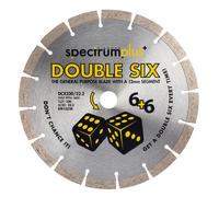 OX Spectrum Premium Double Six Diamond Blade - GP - 230/22.23mm