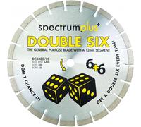 OX DCX300/20 General Purpose Spectrum Plus Double Six Diamond Blade, Multi-Colour, 300/20 mm