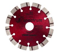 OX MX10-115/22 Spectrum Pro Laser Turbo Universal Diamond Blade, Red, 115/22 mm