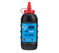 OX Tools OX-P025701 Pro Red Chalk Line Refill - 226g / 8oz
