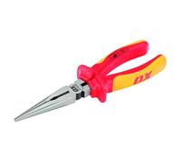 Ox Tools OX-P323820 Ox Pro Vde Long Nose Pliers - 200Mm (8in) EA