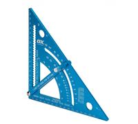 OX Tools Pro Adjustable Aluminium Roofing Rafter Square, Metric - 180mm