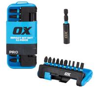 Ox Tools Ox Pro 11Pc Impact Bit Set Magnetic Bit Holder Screwdriver Bit Set Ox-P215311