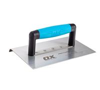 Ox Tools Ox Pro Extra Wide Edging Trowel 16mm Radius- 145 X 215mm / 5 3/4In X 8 1/2In