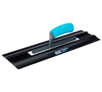 Ox Tools Ox Pro Semi Flex Plastic Finishing Trowel With Soft Grip & Replaceable Blade System - 455 X 138 mm / 18In