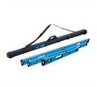 Ox Tools Ox Pro Trade Box Beam 4 Piece Level Pack 6Ft 4Ft 2Ft + 6Ft Ox Spirit Level Bag
