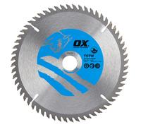 Ox Tools OX-TCTW-1602060 Ox Wood Cutting Circular Saw Blade 160/20Mm 60 Teeth Atb EA