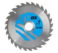 Ox Tools OX-TCTW-1843028 Ox Wood Cutting Circular Saw Blade 184/30Mm 28 Teeth Atb EA