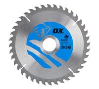Ox Tools OX-TCTW-1843040 Ox Wood Cutting Circular Saw Blade 184/30Mm 40 Teeth Atb EA