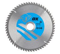 Ox Tools OX-TCTW-2163060 Ox Wood Cutting Circular Saw Blade 216/30Mm 60 Teeth Atb EA