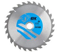 Ox Tools OX-TCTW-2503028 Ox Wood Cutting Circular Saw Blade 250/30Mm 28 Teeth Atb EA