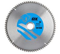 Ox Tools OX-TCTW-2503080 Ox Wood Cutting Circular Saw Blade 250/30Mm 80 Teeth Atb EA